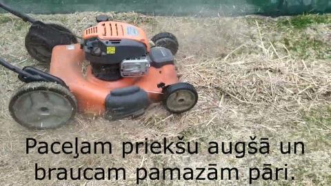 Embedded thumbnail for Niedru mulčas smalcināšana
